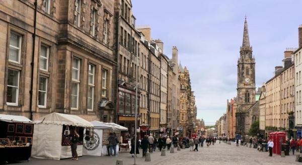 Queen Street Boutique Suites EDI Eksteriør billede The Royal Mile